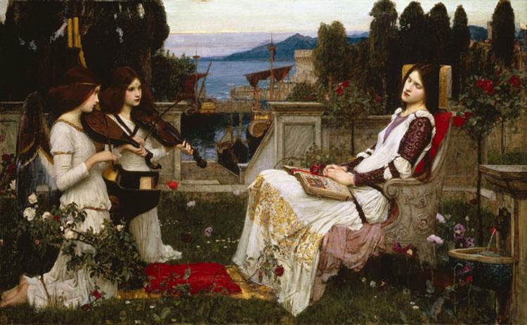 John William Waterhouse St Cecilia (m41) China oil painting art